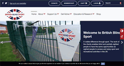 Desktop Screenshot of britishblindsport.org.uk